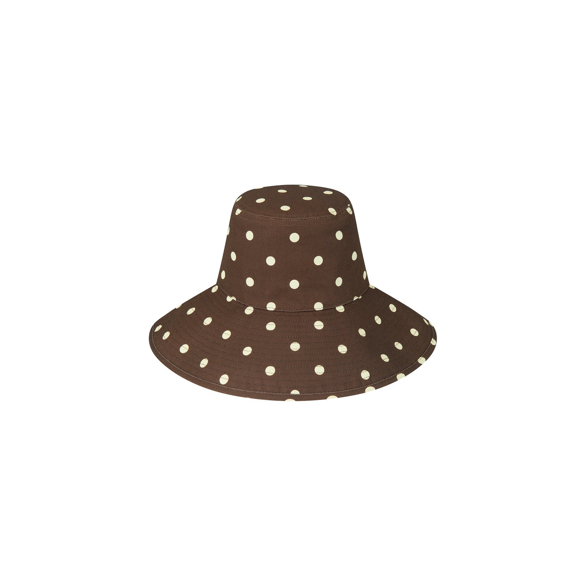 Kids Polka Dot Bucket - Cocoa