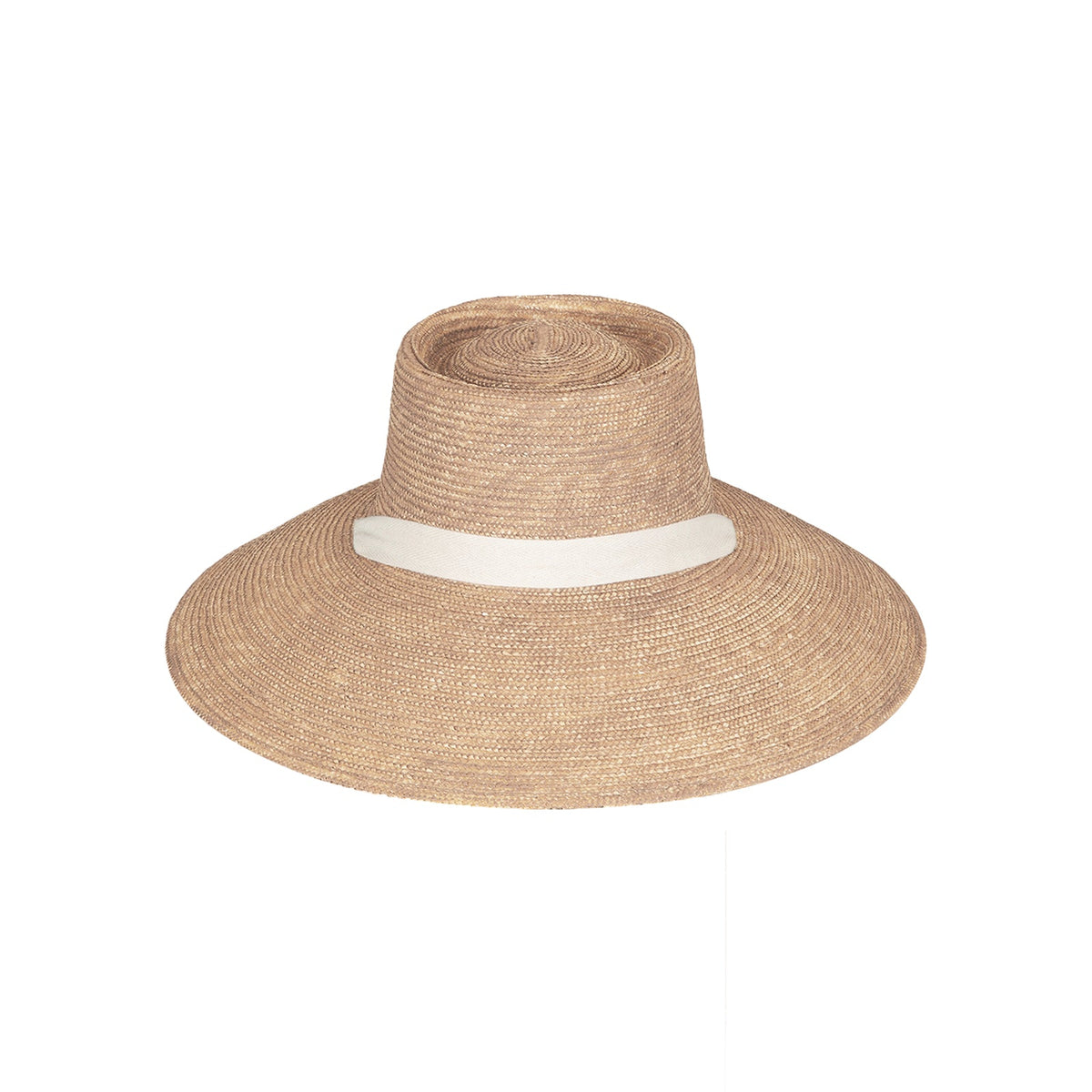 Wheat Straw Sun Hat - Sepia
