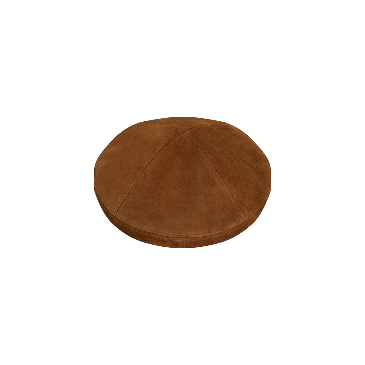 Suede Beret - Tobacco
