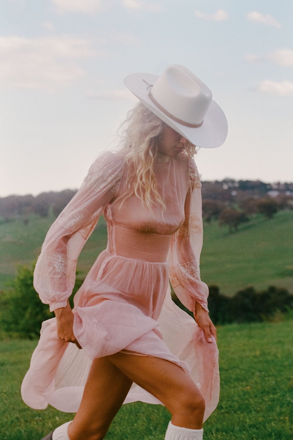 Western Wool Cowboy - Ivory