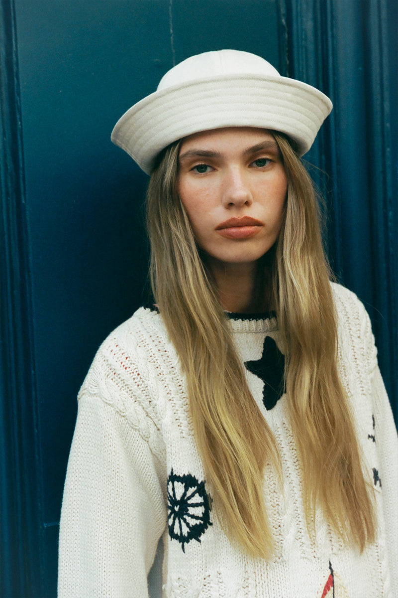 Convertible Bucket Hat - Ivory